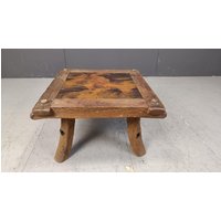 Brutalist Vintage Kupfer Couchtisch, 1970Er Jahre - Mid Century Modern Couchtisch von Vintiquesmidcentury