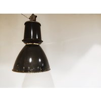 Große Industrielle Emaillelampen, 1950Er Jahre - Vintage Deckenleuchte Emaille Pendelleuchte Fabrikleuchte Industrielampe von Vintiquesmidcentury