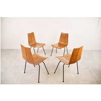 Modell Ga Stühle Von Hans Bellmann Für Horgen Glarus, 2Er Set, 1950Er Jahre - Mid Century Esszimmerstühle Paar Vintage von Vintiquesmidcentury