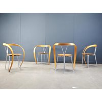 Revers Esszimmerstühle Von Andrea Branzi Für Cassina, 1993, 4Er Set - Vintage Design Postmoderne Revers Esszimmerstühle Von Andrea Branzi Für Cassina, 1993, 4Er Set - Vintage Design Postmoderne von Vintiquesmidcentury