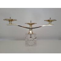 Peill & Putzler Düren Eiswürfel Design Klassiker Kerzenständer Kerzenleuchter Kerzenhalter Ice Cube Space Age 60S 70S Mcm Vintage von VintsaleShop