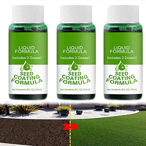 Garden Lawn Liquid Spray - Household Seeding System Liquid Spray,Hydro Mousse Liquid Lawn Growth Magic Lawn Repair Green Grass Spray,Liquid Grass Seed,Green Grass Paint for Lawn (3 Pcs) von Vinxan