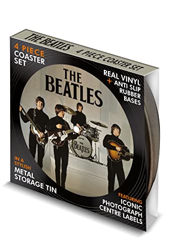 Vinyl Buddy Beatles Untersetzer-Set, 4-teilig Vinyl Buddy Beatles Untersetzer-Set, 4-teilig von Vinyl Buddy