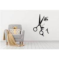 Friseur Wand Decals Beauty Salon Aufkleber Haar Vinyl Frau Gesicht Und Schere Kämme Home Decor Na220 Friseur Wand Decals Beauty Salon Aufkleber Haar Vinyl Frau Gesicht Und Schere Kämme Home Decor Na220 von VinylDecals2U