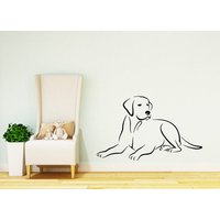 Hund Wall Decals Labrador Aufkleber Tierärztliche Vinyl Stickerы Haustiere Shop Pflege Salon Decor Art Chu715 von VinylDecals2U