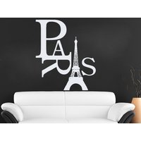 Wand Aufkleber Eiffel Tower Paris Vinyl Kinderzimmer Schlafzimmer Einfamilienhaus Dekor Innenarchitektur Kunst Wandgemälde Ms520 von VinylDecals2U