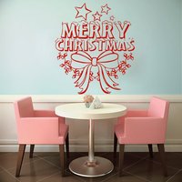 Wandtattoal Frohe Weihnachten Stern Dekorationen Schleife Aufkleber Vinyl Kunst Schlafzimmer Kinderzimmer Dekor Wandbilder Ms740 Wandtattoal Frohe Weihnachten Stern Dekorationen Schleife Aufkleber Vinyl Kunst Schlafzimmer Kinderzimmer Dekor Wandbilder Ms740 von VinylDecals2U