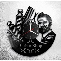 Barber Schallplattenuhr Geschenk, Wohnzimmer, Geburtstag, Made in Germany von VinylclockFranken