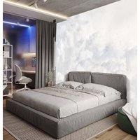 96"H X59"W -Cumulus Wolken 3D Tapete Wandaufkleber Dekor Deckenfoto Wandbild Selbstklebend Exklusives Design Fototapete von VinylicStickersShop