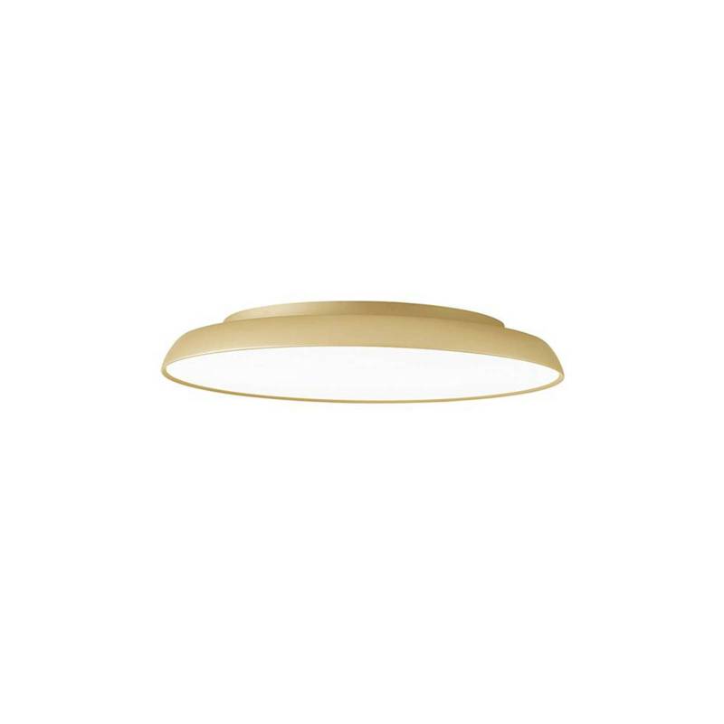 LED-Deckenlampe Art, Ø 30 cm, creme-goldfarben, Metall von Viokef