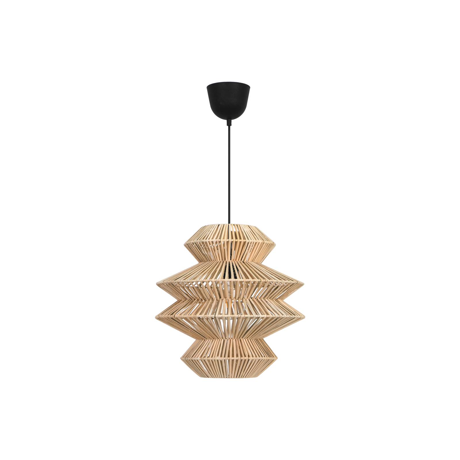 Pendellampe Bali Double, Rattan von Viokef