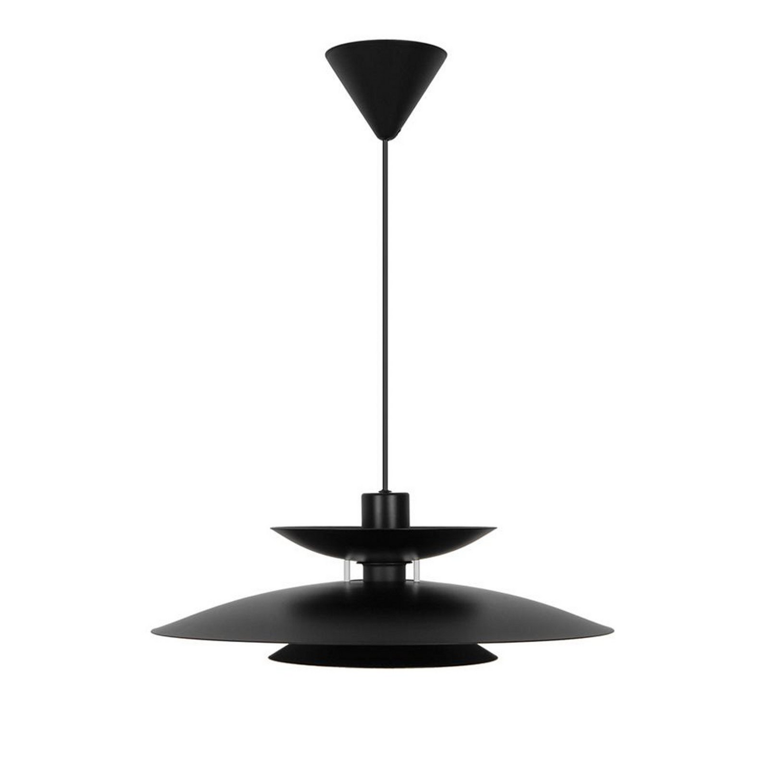 Viokef Hängeleuchte Pendelleuchte Nino Schwarz ø 45 Cm Metall E27 Leuchte B-Ware von Viokef