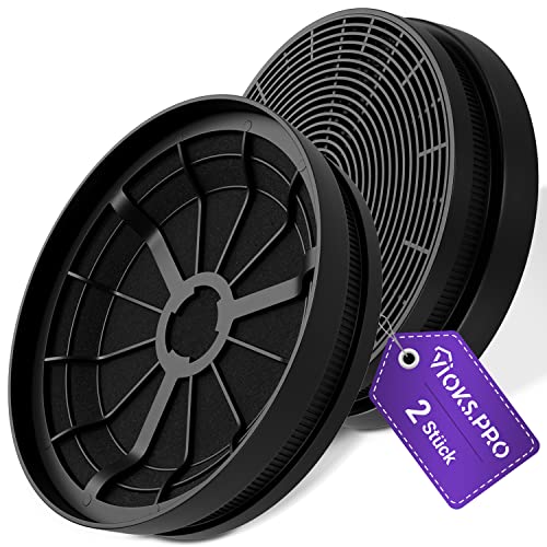 Vioks.pro 2Stk Dunstabzugshaube Kohlefilter Ersatz für Respekta MIZ0023N 175mmØ, Aktivkohlefilter Dunstabzugshaube Respekta MIZ 0023 Umlufthaube von Vioks.pro