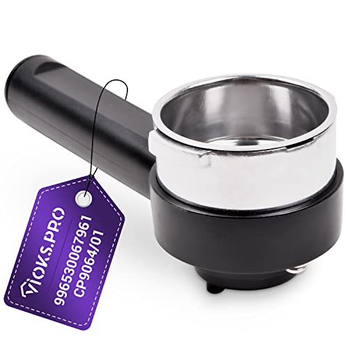 Vioks.pro Kaffeemaschine Siebträger 54mm Ø mit Sieb Ersatz für Philips Saeco 996530067961 CP9064/01 11026924 Siebträger Halter - Espresso Sieb für 2 Tassen & Espresso Zubehör von Vioks.pro