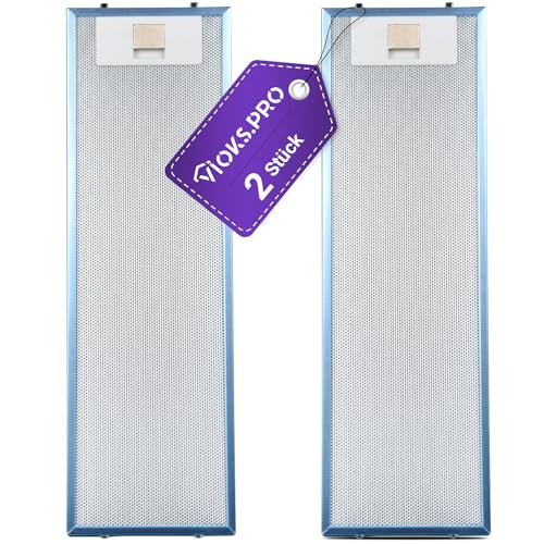 Vioks.pro Set 2x Filter Dunstabzugshaube Ersatz für AEG 405534414/9 Metallfilter Dunstabzugshaube AEG Filter 512x160mm AEG Electrolux Ersatzteile Dunstabzugshaube Filter Metall von Vioks.pro