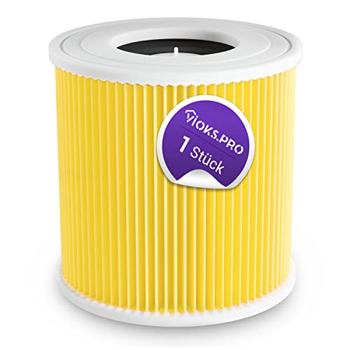 Vioks.pro Staubsauger Filter Rund Ersatz für Kärcher Filter 6.414-552.0 64145520 2.863-303.0 28633030 KFI3310 - Filter für Nass und Trockensauger WD1 WD2 WD3 KWD1 KWD3 SE4001 SE4002 von Vioks.pro