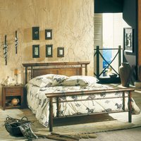 Bett im Asia Design Metall von Violata Furniture