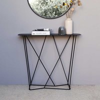 Flur Tisch in Schwarz Stahl von Violata Furniture