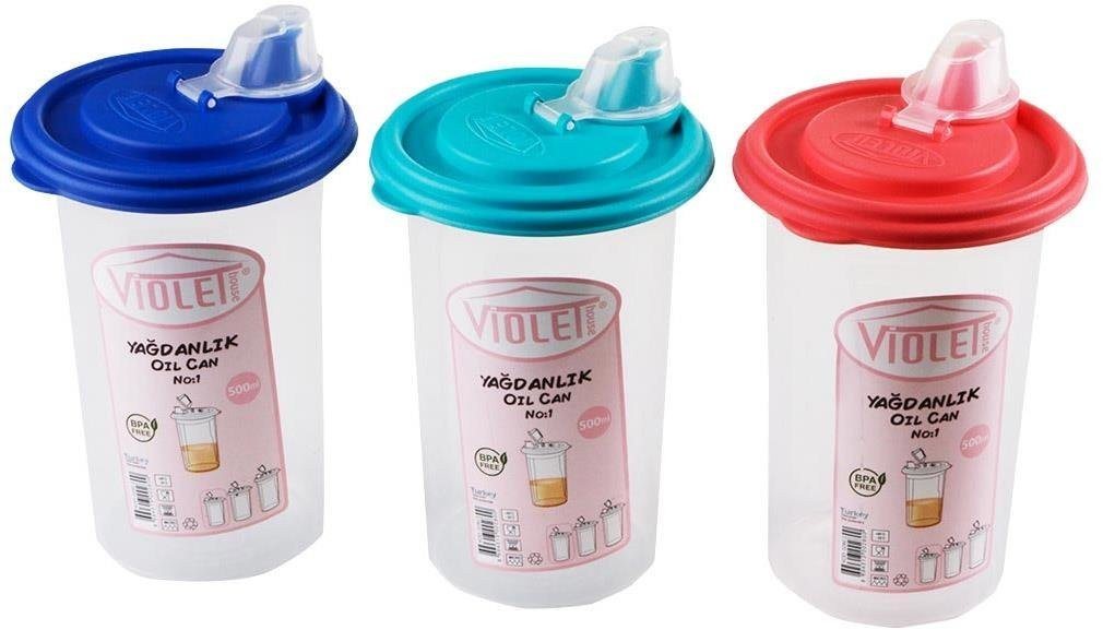 Dekonaz Ölkanne Violett 500 ml. Öltopf aus Kunststoff Dekonaz Ölkanne Violett 500 ml. Öltopf aus Kunststoff von Dekonaz