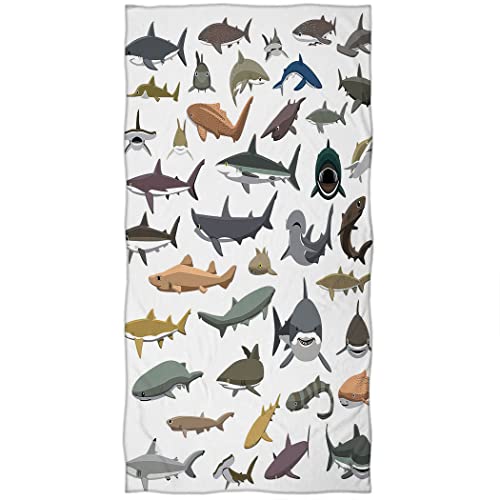 Violetpos Badetuch Walatlas Hai TierWalatlas Hai Tier 70 cm x 140 cm Strandtuch von Violetpos