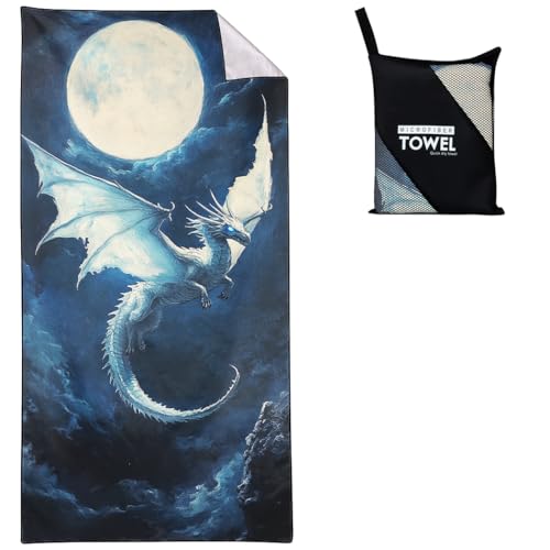 Violetpos Böser Drache und Vollmond Strandtuch 90x180 cm Schnell Trocknende Badetuch Sandfrei Handtuch Strandhandtuch Strandtücher Groß Badehandtuch Tragbares Handtücher Leichtes und Dünnes Violetpos Böser Drache und Vollmond Strandtuch 90x180 cm Schnell Trocknende Badetuch Sandfrei Handtuch Strandhandtuch Strandtücher Groß Badehandtuch Tragbares Handtücher Leichtes und Dünnes von Violetpos