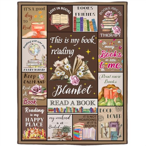 Violetpos Buchliebhaber Decke 100x150cm Flauschig Kuscheldecke Weich Fleecedecke Gemütliche Wohndecke Warm Sofadecke Violetpos Buchliebhaber Decke 100x150cm Flauschig Kuscheldecke Weich Fleecedecke Gemütliche Wohndecke Warm Sofadecke von Violetpos