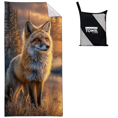 Violetpos Fuchs im Wald Strandtuch 90x180 cm Schnell Trocknende Badetuch Sandfrei Handtuch Strandhandtuch Strandtücher Groß Badehandtuch Tragbares Handtücher Leichtes und Dünnes Violetpos Fuchs im Wald Strandtuch 90x180 cm Schnell Trocknende Badetuch Sandfrei Handtuch Strandhandtuch Strandtücher Groß Badehandtuch Tragbares Handtücher Leichtes und Dünnes von Violetpos