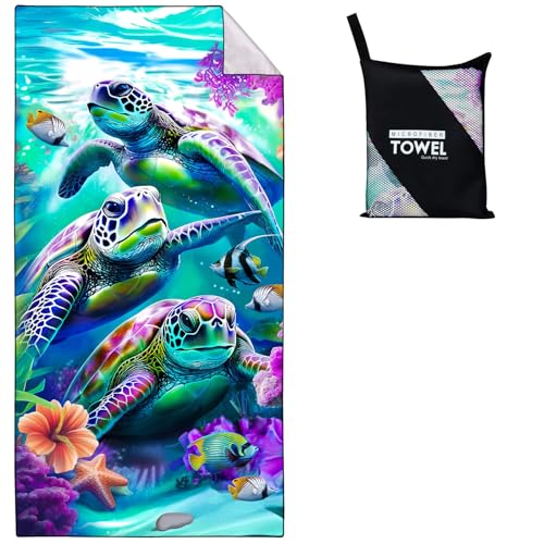 Violetpos Meeresschildkröte Strandtuch 90x180 cm Schnell Trocknende Badetuch Sandfrei Handtuch Strandhandtuch Strandtücher Groß Badehandtuch Tragbares Handtücher Leichtes und Dünnes Violetpos Meeresschildkröte Strandtuch 90x180 cm Schnell Trocknende Badetuch Sandfrei Handtuch Strandhandtuch Strandtücher Groß Badehandtuch Tragbares Handtücher Leichtes und Dünnes von Violetpos