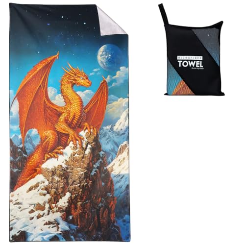 Violetpos Orange Dragon Strandtuch 90x180 cm Schnell Trocknende Badetuch Sandfrei Handtuch Strandhandtuch Strandtücher Groß Badehandtuch Tragbares Handtücher Leichtes und Dünnes Violetpos Orange Dragon Strandtuch 90x180 cm Schnell Trocknende Badetuch Sandfrei Handtuch Strandhandtuch Strandtücher Groß Badehandtuch Tragbares Handtücher Leichtes und Dünnes von Violetpos