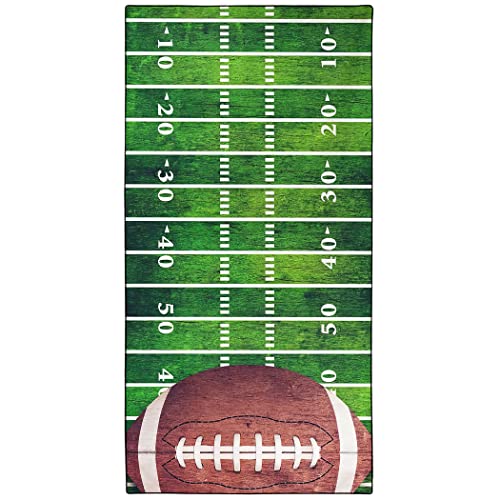 Violetpos Schnell Trocknende und Leichte Strand Handtücher Strandtuch groß 90x180 cm Schnelltrocknendes Mikrofaser Bedrucktes mit American Football Feld von Violetpos