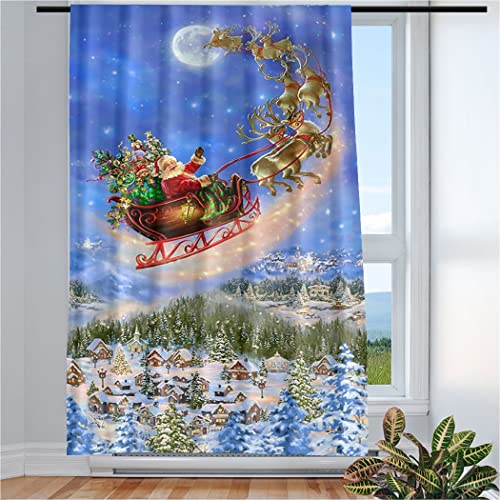 Violetpos Vorhänge Gardinen für Wohnzimmer Schlafzimmer 1 Stück Frohen Weihnachtsmann Weihnachten 135x225cm W/H Violetpos Vorhänge Gardinen für Wohnzimmer Schlafzimmer 1 Stück Frohen Weihnachtsmann Weihnachten 135x225cm W/H von Violetpos