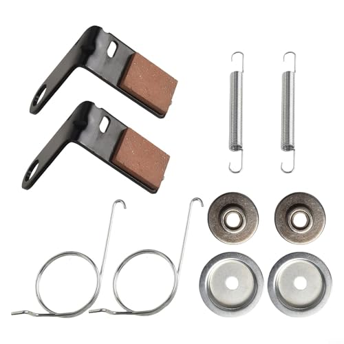 2 Sets von GY21943B Bremsbelagsatz für überlegene Rasenmäher Performance Retainer, Federn von Violiica