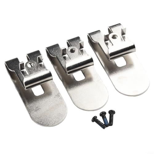 3 Stück N435687 Gürtelhaken-Clip-Set für DCF620 DCF620B DCF622 Schraubenpistole, Stahlkonstruktion, inklusive 2 Haken und 2 Schrauben 3 Stück N435687 Gürtelhaken-Clip-Set für DCF620 DCF620B DCF622 Schraubenpistole, Stahlkonstruktion, inklusive 2 Haken und 2 Schrauben von Violiica