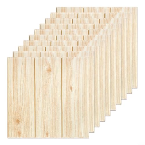 40 Stück Weichschaum-3D-Fliesen-Wandaufkleber mit Widerstand und Geräuschreduzierung, geeignet für den Heimgebrauch an Schlafzimmerwänden, Wohnzimmer, Küche und Kinderzimmer (B) von Violiica