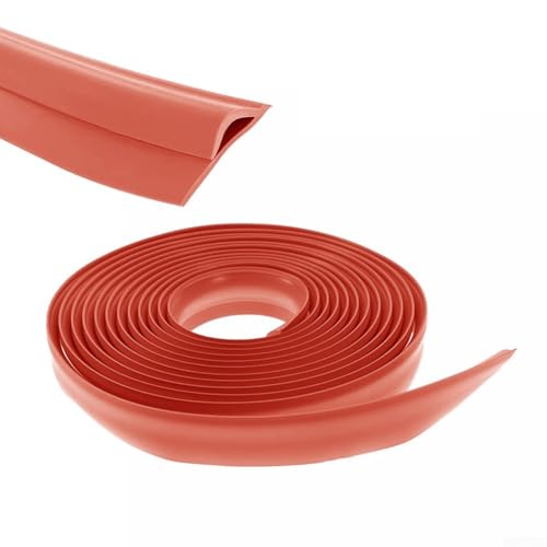 6M Übergangsleiste für Teppiche, nahtlose Lösung für 10 mm dicke Bodenanwendungen (braun, 6 m) von Violiica