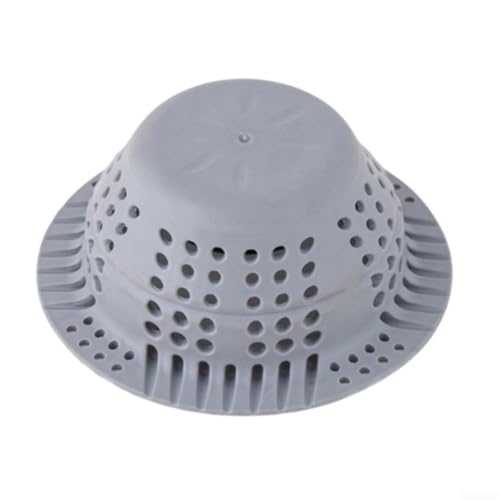 Abflussabdeckung Filter Haarfänger mit Silikon Faltkuppel Design für Badewanne und Dusche Bodenabflüsse zur Verhinderung von Haaransammlungen (1 Stück) von Violiica
