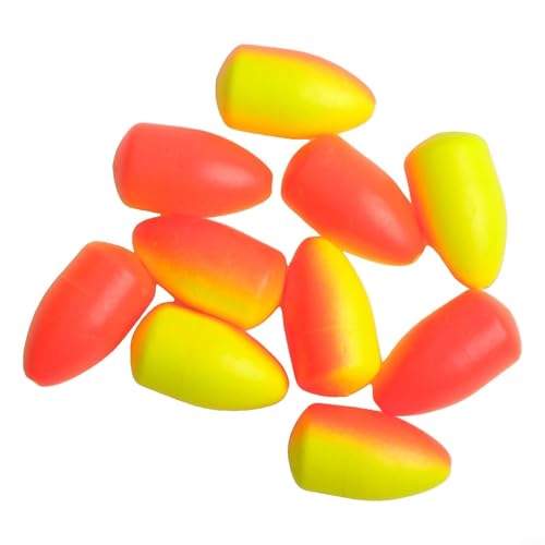 Angelposen-Kollektion, leichte EVA-Bälle mit zentralem Loch-Design für mühelose Nutzung und bessere Leistung (XL rot + gelb), 10 Stück von Violiica