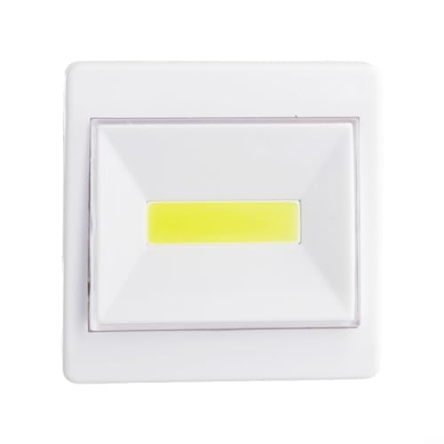 Batteriebetriebener COB-Wandschalter, Nachtlicht, schnurlose Unterschranklampe mit magnetischen Rückplatten für Zuhause, Auto, Camping von Violiica