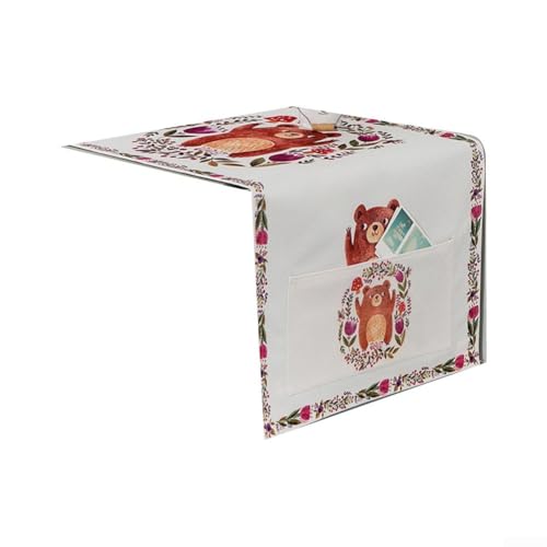 Bezug aus Baumwolle und Leinen für Waschmaschinen, wasserdicht und staubdicht, Geräteschutz (D) von Violiica