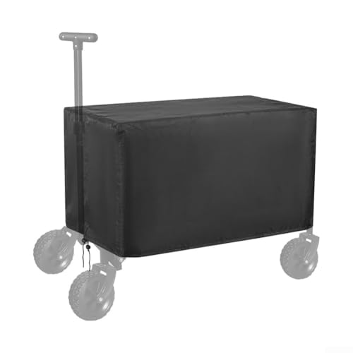 Bollerwagenabdeckung mit Klick-Verschluss für alle gängigen faltbaren Modelle (97 x 56 x 51 cm) von Violiica
