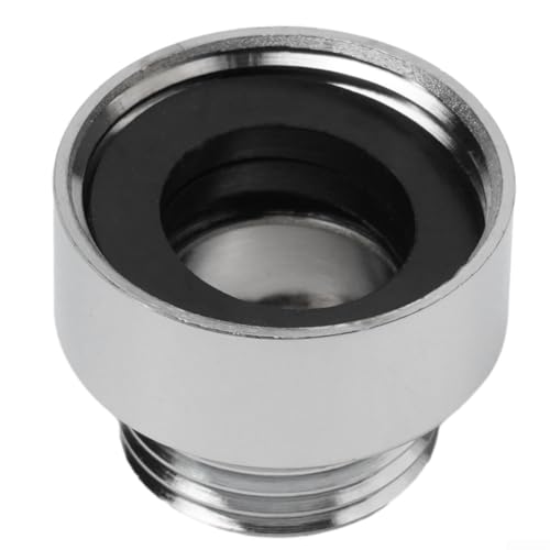 Brauseschlauchkopfadapter 3/4 Zoll weiblich auf 1/2 Zoll männlich für BSP verchromtes Messing Reduzierstück Anschluss für Brauseschlauch und Mischbatterie (1 Stück) von Violiica