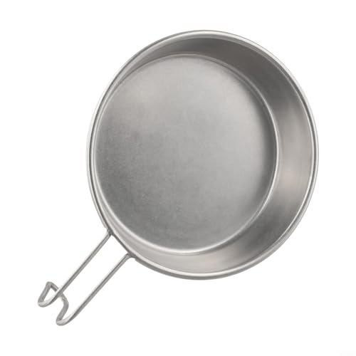 Camping-Teller mit ergonomischem Griff, ideal für Picknicks und Grillabende im Freien (grau) von Violiica