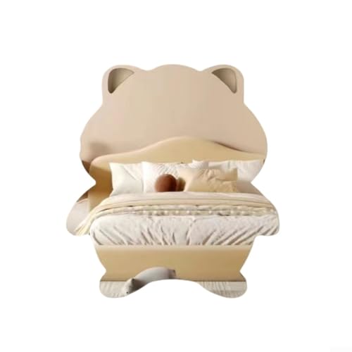 Dekorativer unregelmäßiger Wandspiegel für Schlafzimmer, Wohnzimmer und Schminktisch mit Acrylrahmen und glatten Schleifkanten (35 x 40 cm) von Violiica