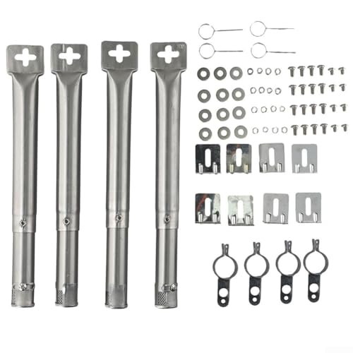 Edelstahl-Grillrohre (4er-Set), verstellbare Passform für verschiedene Modelle sorgt für effizientes Heizen, während Sie das Kochen im Freien genießen von Violiica