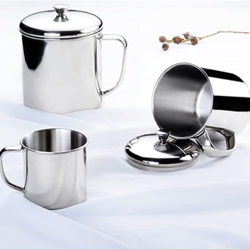 Edelstahl-Wasserbecher für Reisen, Camping, Kaffee, Tee, Milch, Verwendung mit 304 rostbeständigem und kratzfestem Becher (8 cm (11 cm (850 ml)) von Violiica