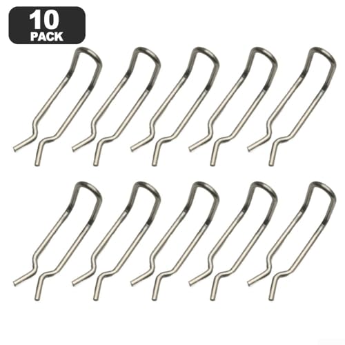 Federklemme Clips für Kärcher Hochdruckreiniger Schlauch Ersatz Set 5 oder 10 Stück Kompatibel mit K3 K4 K5 K6 Edelstahl Schlauchschellen (10 Pack) von Violiica