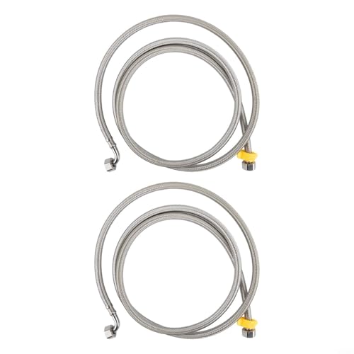 Flexible 2 m lange Schlauchverbinder für Badezimmer, Küche und Heizkessel von Violiica