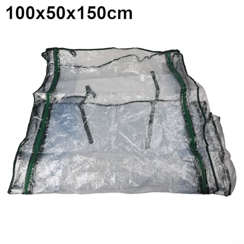 Flexible Gewächshausabdeckung mit Rolltür für vielfältige Gartenanwendungen (100 x 50 x 150 cm) von Violiica