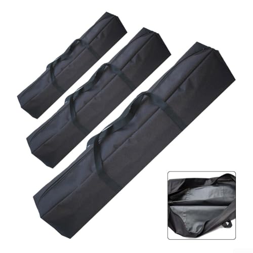 Große Kapazität Aufbewahrungstasche mit Reißverschluss und Tragegurt für Wandschrank Stützstange und Teleskopstange, aus wasserdichtem Oxford-Material für Haushalt und Außenbereich (lang) von Violiica