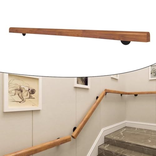 Handlauf aus Kiefernholz, 50 cm, für Innentreppen, sorgt für eine sichere und komfortable Nutzung von Violiica